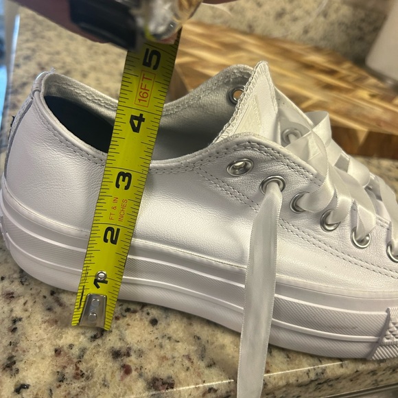 Custom Chuck Taylor All Star Lift Platform - BK custom wedding shoes *never worn - Picture 7 of 7